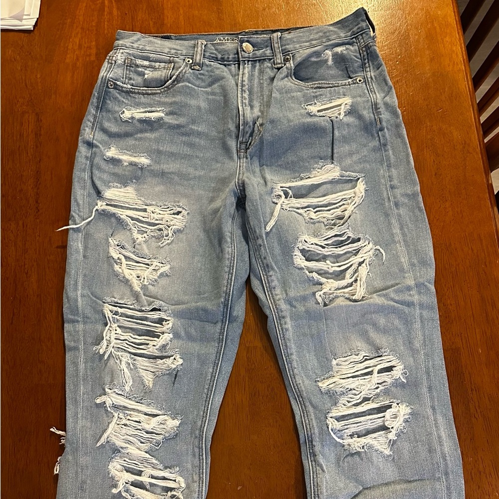 American Eagle Distressed Blue Jeans